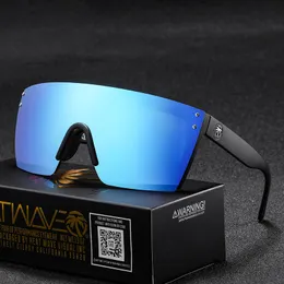 2021 Hochwertige Luxus-Sonnenbrille der Marke Heat Wave mit quadratischem Verbundglas für Damen und Herren, UV400