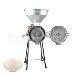 Commercial Grain Grinding Machine Kitchen Flour Milling Maker Wet Dry Cereals Grinder 1.5Kw
