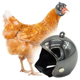 Small Animal Supplies 1PC Chicken Helmet PP Premium Helmets Pet For Bird Hens Chick Funny Safety Young Thin Chickens Toy