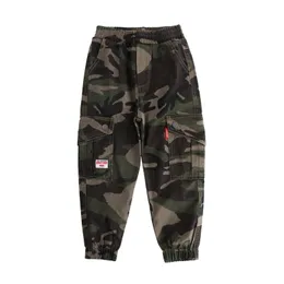 Big Size 4-14 Yrs Teenage Boy Clothing Camouflage Kids Trousers Camo Boys Military Pants 924 V2