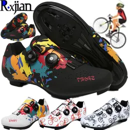 R.XJIAN FASHING CLASSY DOUBLE TURT BUNTY Mountain Road Bike Shoes Camouflage Outdoor Cycling 36-48 Size Non Slip Footwear