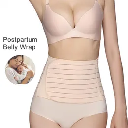 Waist Support Postpartum Belt Belly Recovery Tummy Band Girdle Corset Body Shaper Postnatal C Section Trainer Pelvis Wrap Shapewear