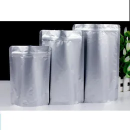 13*18+4 manufacturers direct aluminum foil food bags tea foil bag self-supporting ziplocked bag sealed bags wholesale