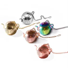 Creative Teapot Shape Teapot Cup Tea Infuser Strainer Köksverktyg