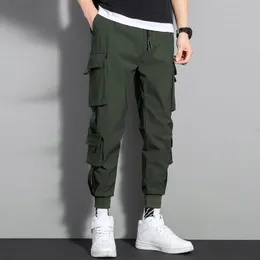 Męskie spodnie 2021 Mężczyźni Luźne Plus Rozmiar Sport Harlem Nine Casual Cargo Spodnie Comfy Daily High Quality Pant