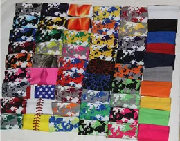 wholesale new compression digital camo arm sleeve Baseball Stitches baseball Outdoor Sport Stretch 138 colors 7 sizes