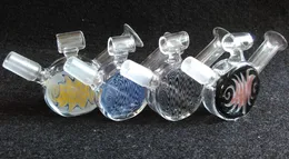 2015 Ny Mini 3,5 tums glas bong Färgglada glas Bong Rökning Vattenrör 14.4mm Joint med Titan Nail Free Shipping