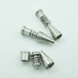 Titanium Nail 6 in 1 Domeless GR2 G2 for falt 10mm 16mm 20mm Heater Coil for Both Female Male joint 14mm 18mm oil rig Glass Bong Water Piper