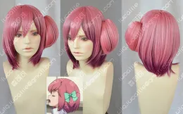 AKB0048 Motomiya short gradual change Cosplay Wig+ponytail