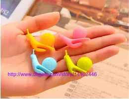 Randome Color!! 500 PCS Cute Snail Shape Silicone Tea Bag Holder Cup Mug Candy Colors Gift Set GOOD