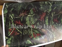Matt Real Tree Camo Winyl Wrap For Can Film Mossy Oak Tree Liść Camoflage Camo Tree Print Kaczka Lasy Rozmiar 1,52 x 30 m/rolka