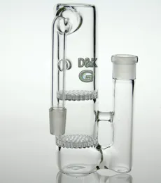 Double Honeycomb Ash Catcher Glass Bubbler Glass Percolator voor Glass Water Bong Hookahs