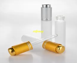 100pcs/lot Fast shipping 20ml Frosted Glass Refillable Empty Dropper Bottle Makeup Cosmetic Essential Oil Sample Bottles