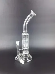 high: 30cm glass bong glass water pipes glass bongs with 14mm joint white free shipping