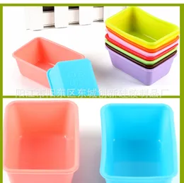 Silicone retângulo molde do bolo muffin silicone fondant molde para o açúcar do bebê de chocolate geléia bolo decoração multi bpa livre