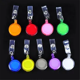 Retractable Ski Pass ID Card Badge Holder Key Chain Reels 3000pcs