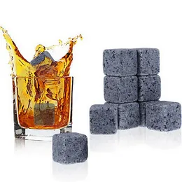 150set=1350PCS Whisky stones,whiskey stone with velvet bag whiskey rock stone Great gift Free shipping