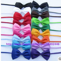 DHL Free shipping! 1000pcs Dog Neck Tie Dog Bow Tie Cat Tie Pet Grooming Supplies Pet Headdress Flower