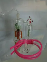 Darmowa wysyłka hurtownicy nowe bliźniaki 4 Claw Color Filter Glass Hookah / Glass Bong, akcesoria prezentowe