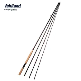 Fairiland Big Game 11/12# 4.2m/14ft Fly Fishing Rod 4-Sections Saltwater Fly Rod A-grade Cork Handle Aluminium Reel Seat fishing gears