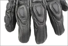 DUHAN Motorcycle leather gloves Male full finger gloves Off-road racing gloves carbon fiber Motorbike gloves Drop resistance M L X303D