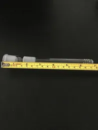 7 inç (17.5 cm) cam bong cam sigara boru 19/19 için uzun boylu cam downstem (DS-006)