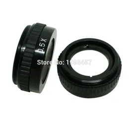 Freeshipping 2 pçs / lote 0.5X / 2.0X Industry Camera Microscópio Lente Objetiva Para 10A Lente C-MOUNT Lente de Vidro Auxiliar Barlow