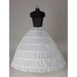 Yeni Sıcak Beyaz 6 Hoop Petticoat Crinoline Kayma Renderskirt Gelin Gelinlik Sıcak Satış Balo Artı Boyutu Petticoat Gelin ReklamıKirt