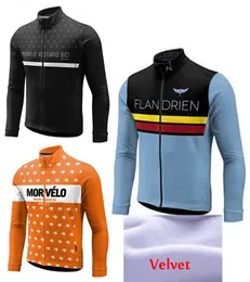 Wholesale-3 style! Winter Fleece Morvelo team bike clothes / winter thermal Pro Cycling clothing / fleece long-sleeved clothing