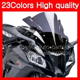 100% Nowy motocykl Windscreen dla Yamaha XJ6R 09-12 XJ 6R XJ6 R XJ 6 R 09 10 11 12 2009 2011 2012 2012 Chrome Black Clear Smoke Shinshield