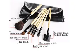 2015 new arrival high quality DANNI 7 sets of make-up brush, professional make-up tool, makeup brushes, black makeupbrushes.