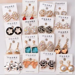 10Pairs / lot Mish Style Fashion Stud Earrings Borchie per unghie per gioielli regalo artigianale EA016 *