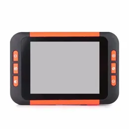 Freeshipping 3.5 "Lente d'ingrandimento video LCD a colori 2X-32X con zoom elettronico per l'ausilio alla lettura per ipovisione