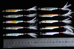 Hengjia 2016 70PCS Ny fiske Lure Fiskehantering Bly Fish Lure Baits 5,7cm 15,7 g 8 # Krokar Fiske Crankbait Lure Lead Bait