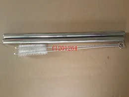 Spedizione Gratuita 500 pz 220x10 MM Paglia In Acciaio Inox Con Filo + 500 pz 200x10mm Spazzola per la pulizia della Paglia, Totale 1000 pz/lotto