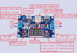 Wholesale-Practical 3~35V To 3.5~35V 100W Adjustable DC-DC Step-up Boost Voltage Converter Module #61105