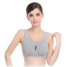 Partihandel-Hot New Arrival Womens Seamless Sports Bra Crop Top Nursing Sleep Bra Cotton Leisure Bras