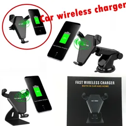 Wireless Car Mount Charger Qi 2 in 1 Stand Holder Fast Wireless Charging Dock for Samsung Galaxy s7 edge s8 plus note8 iphone 8 X 2900471