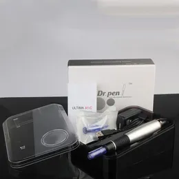 A1-C博士ペンのDerma Penの自動マイクロニードルシステム調節可能な針の長さ0.25mm-3.0mmの電気スタンプオートローラーアンチエーススポット