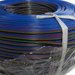 100M/lot 4-stifts kabel led tillbehör används för 5050/3528 RGB led strip anslutningskabel RGB 4PIN anslutningskabel tråd