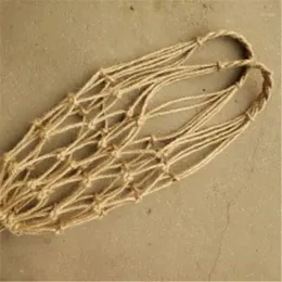 農産物のための貯蔵袋ネットバッグ織りロープの特徴的なポケット包装ヴィンテージワインの瓶装飾