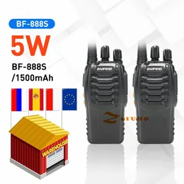 Walkie Talkie Baofeng BF-888S 888S UHF 5W 400-470MHz BF888S BF H777 راديو ثنائية الشاحن مع شاحن USB H-777