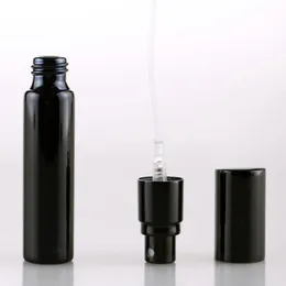 10 ml parfymflaskor anodiserad UV-glasrör Atomizer Sprayflaska Mini Refillerbar Tomt Kosmetisk behållare Förpackningsflaska
