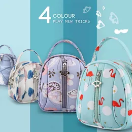스타일 골프 핸드백 숙녀 휴대용 다기능 미니 다채로운 인쇄 가방 Q0705