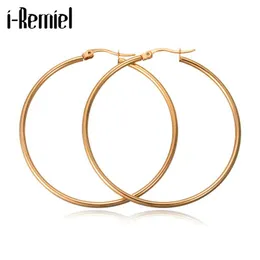 Stud I-Remiel Fashion Anti Allergy Korean Jewelry Temperament Men's Earring Titanium Ear Rings Stainless Steel Geometric Earrings