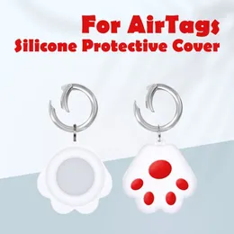För Apple Airtag Silikon Skyddsfodral AirTags Locator Liquid Silicone Cover Air Tag Tracker Keychain