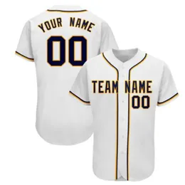 Män Custom Baseball Jersey Full Stitched Any Name Numbers and Team Names, Custom Pls Lägg till kommentarer i Order S-3XL 033