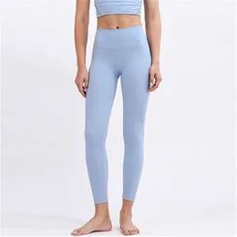 Pant Legging Mulheres Yoga 2021 Cor sólida Hightity Hights Sports Sports Wear Legending Legnes Fitness Lady Lady Outdoor Sport Calça