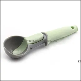 Kitchen Kitchen, Dining Bar Home & Gardenice Spoon Food -Grade Plastic Fruit Watermelon Tools Spherical Shape Ice Cream Melon Spoons Hwe7311