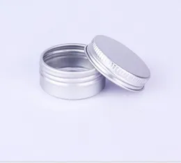 5g 10g aluminium cream jars with screw lid,10ml aluminum tins, aluminum lip balm container 15g 20g